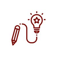 bulb and pencil graphic