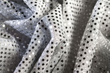 silver sequin fabric