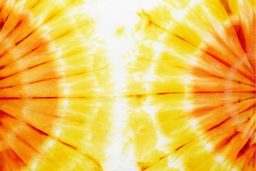 yellow and white tie and dye fabric