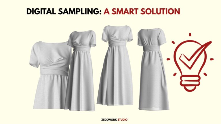 white color digital dress at different angles