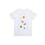 white kids t-shirt with prints
