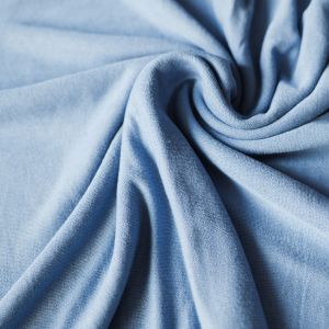 blue color knit fabric