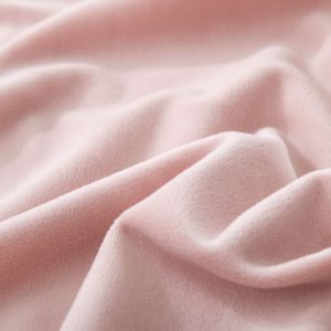 close up of soft pink fabric