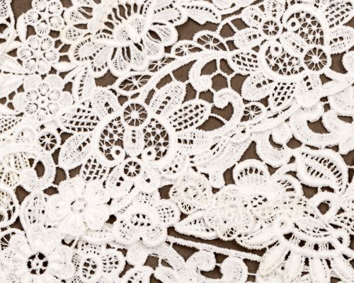 lace cut work fabric