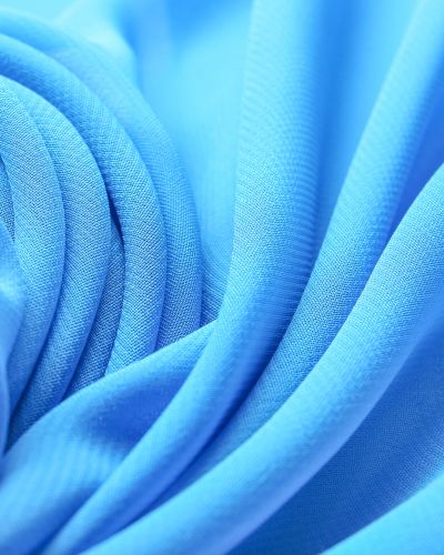 blue colored jersey fabric