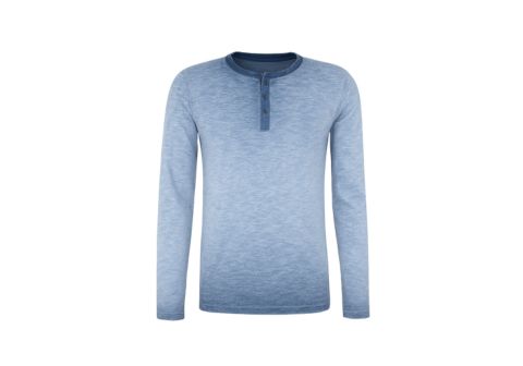 white and navy color long sleeve t-shirt