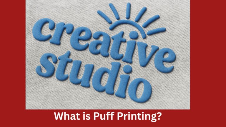 puff printing close up