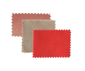 different colored fabric swatches