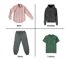 men's shirt, t-shirt- pants, hoodies