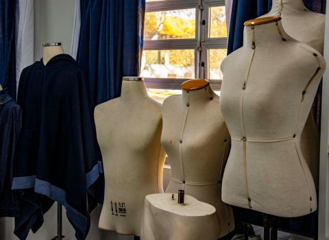 mannequin in display for sample fitting check