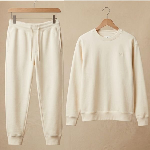 mens beige co-ord set